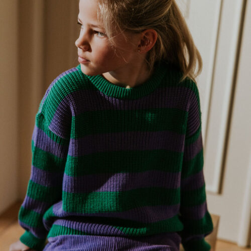Stripes Knitted Sweater - IRIS (PO)